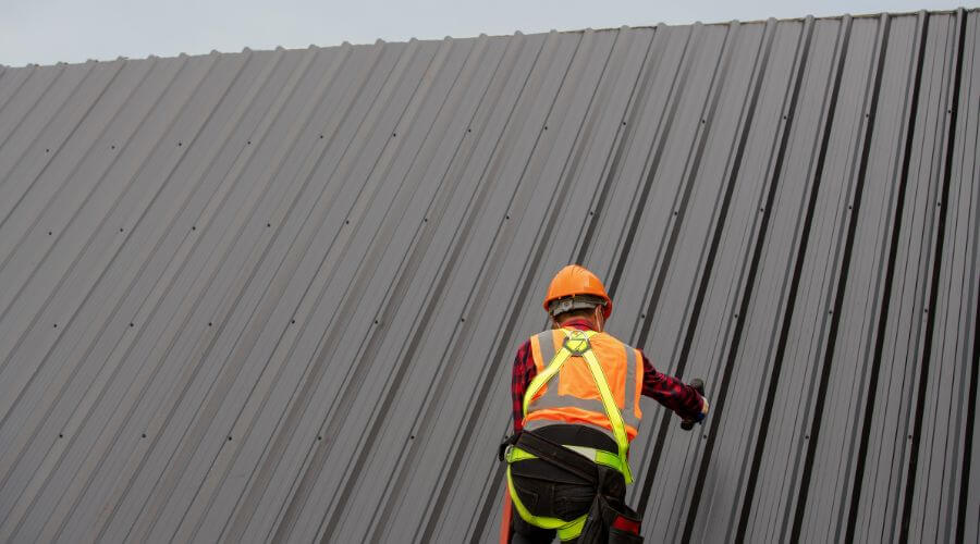 Professional metal roof installation in Old Orchard Beach, ME